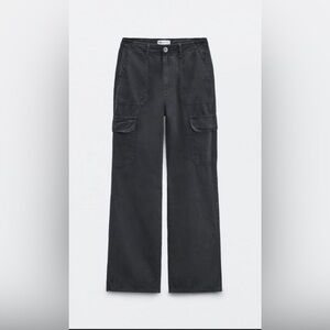 ZARA | Blue cargo pants | 6